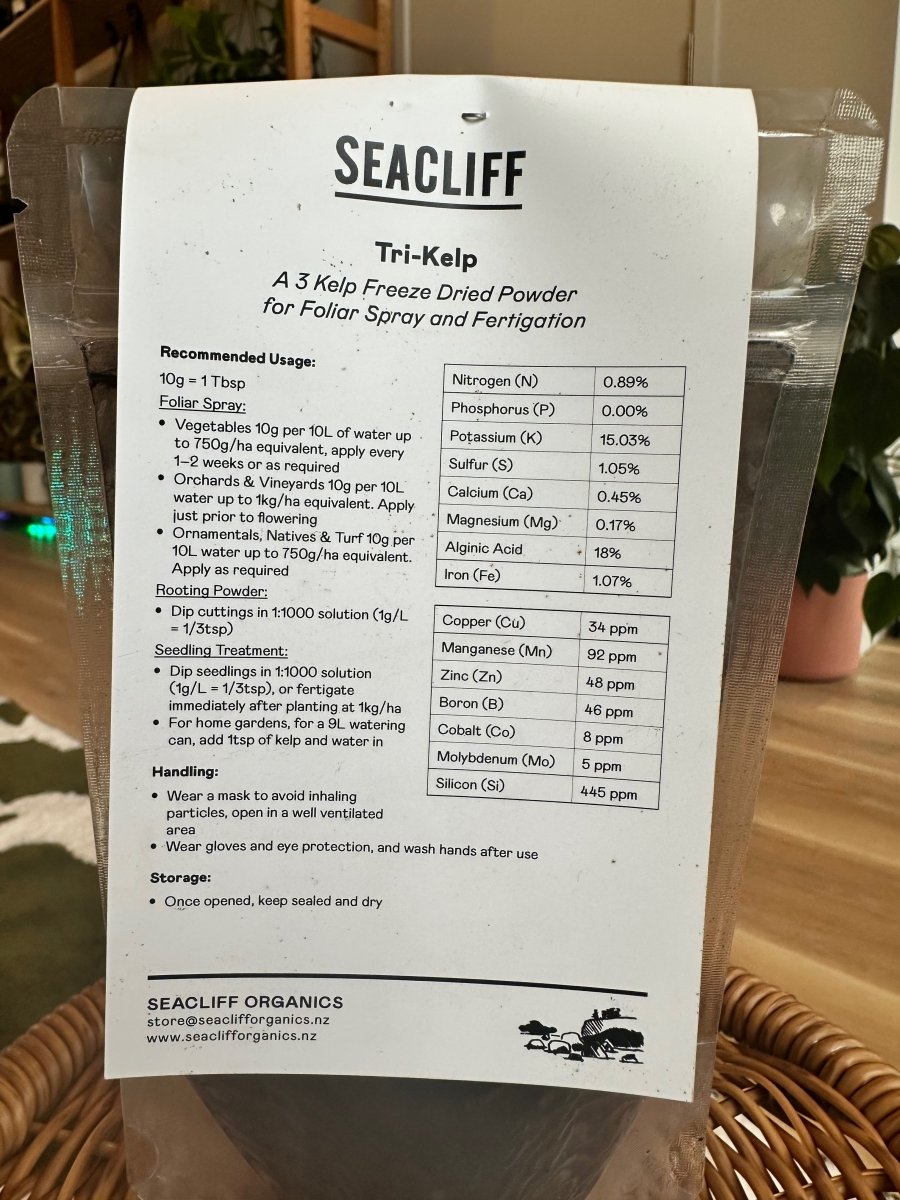 Seacliff Tri-Kelp 50g - Happy Roots